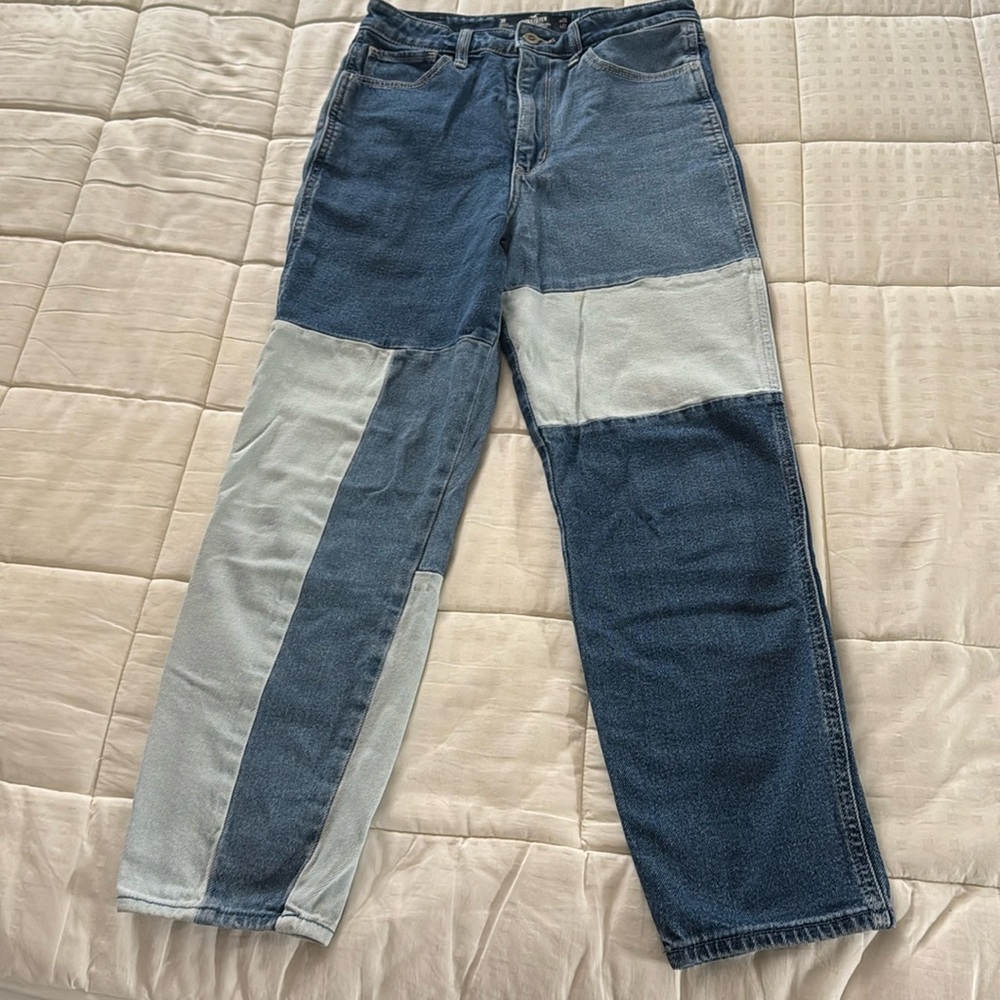 Hollister high rise mom jeans